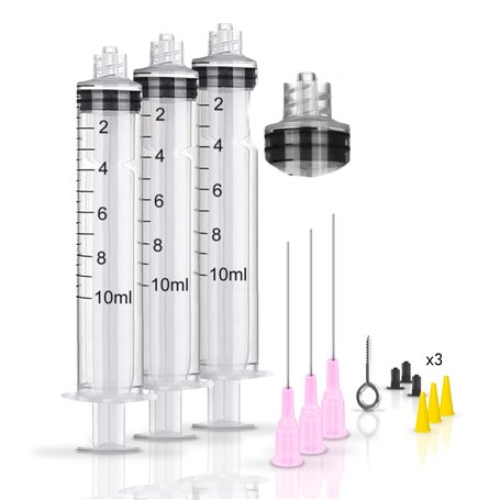 Seringue en plastique embout Luer Lock 10 ml