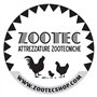 Mangeoire poules 2 kg et abreuvoir poules 3L – en plastique transparent résistant – Pieds amovibles - Zootec