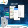 Interrupteur horaire astronomique - Quotidien/hebdomadaire - Multifonction WiFi 48-230Vac - plikc Astro WiFi Gris