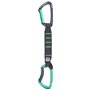 Climbing Technology Lime Set NY Pro 17 cm D Forme Aluminium Anthracite / Bleu électrique 2 unité Carabiner Escalade Sportive