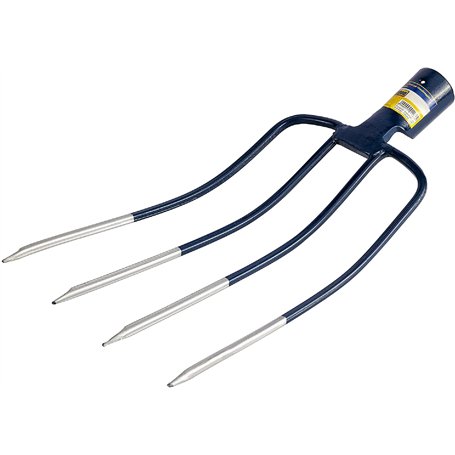 Kippen 6029X Fourche 4 dents pour jardinage et agriculture