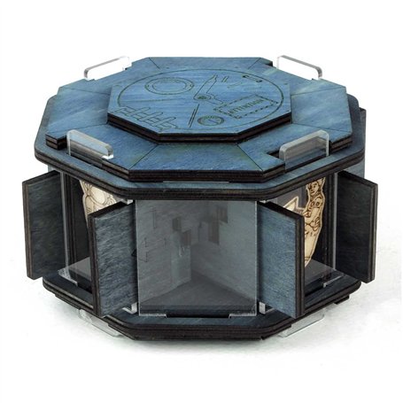 Logica Jeux Art. La Station Spatiale - Casse-tête en Bois - Boîte Secrète - Difficulté 5/6 Incroyable - Serie Star Adventures