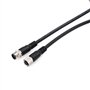 HangTon Câble blindé M12 A 5 broches mâle vers 5 broches femelle Actionneur de signal pour contrôle industriel, dispositif d'aut