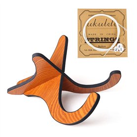 Homo Trends - Support universel pour ukulélé - Version améliorée - En bois - Amovible - Avec cordes pour ukulélé Homo Trends - Support universel pour ukulélé - Version améliorée - En bois - Amovible - Avec cordes pour ukulélé