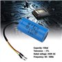Condensateur CD60 Run avec fil conducteur 250V AC 150uF 50/60Hz pour compresseur d'air de moteur, bleu