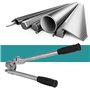 Outil de cintrage portatif pour cintreuse de tube à 180 ° pour tuyau en acier en cuivre et aluminium (3/8 "(10 mm) 370 mm)