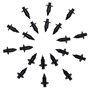 C-FUNN 20Pcs 7Mm Moto Carénage Rivet Garniture Panneau De Fixation Clips en Plastique pour Suzuki Garniture