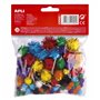 APLI 13062 - Sachet de 78 Pompons aux couleurs brillantes pour loisirs créatifs