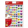 APLI Kids 18767 - Sachet de 624 stickers coeurs de tailles assorties