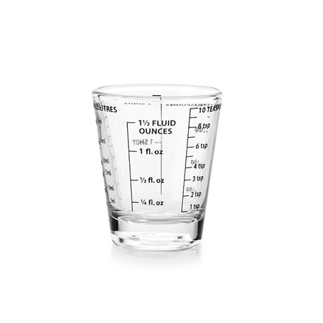 Ibili 744800 Doseur Mini Verre Transparent 5 x 5 x 6 cm