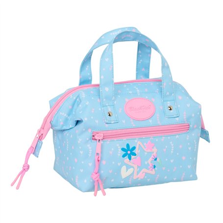 Nécessaire de Voyage BlackFit8 Smile Rose Bleu clair 26.5 x 17.5 x 12.5 cm