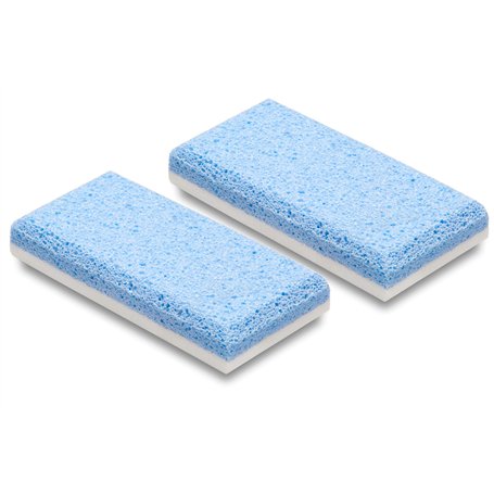 Pierre ponce double action - 2 unités - élimine la peau dure et adoucit la peau