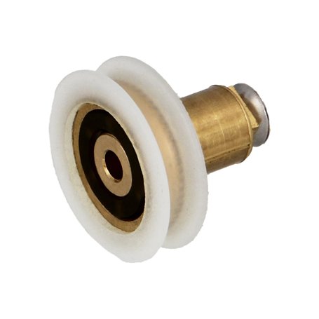 Amig - Roulement pour Cabine de Douche | Lot de 2 Unités | Ø 22 x 28 mm | Roulement Angulaire et Vis M4x8 | Pour Porte Coulissan