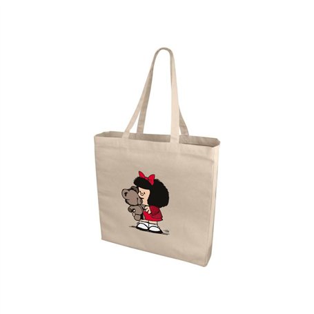 Grafoplás Sac fourre-tout Mafalda Grand avec soufflet | Tissu | Coton 220 g | 38