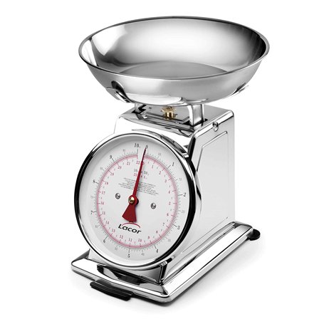 Lacor 61705 Balance Mécanique avec Plat Creux 5 Kilos