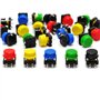 RUNCCI-YUN 80 pcs 12 x 12 x 7.3 mm momentané Tact tactile Push Button Switch Interrupteur tactile Micro Switch 4 broches SMD PCB
