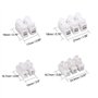 RUNCCI-YUN 60 pcs2P CH2 + 3P CH3 rapide connecteur de fil de câble,CH2 Connecteur Ressort,Bornes de Connexion automatique,Bornie
