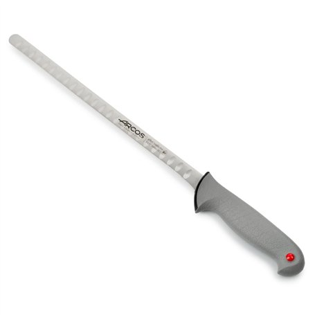 Arcos Série Colour Proof - Couteau à Saumon et Poisson 12" - Lame Acier Inoxydable Nitrum - Manche Polypropylène avec Élastomère