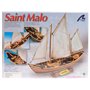 Artesanía Latina - Maquette de Bateau en Bois - Bateau de Pêche Doris Français Saint Malo - Modèle 19010, Échelle 1:20 - Modèles