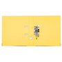 Liderpapel 932062 Documenta Classeur Levier Carton Rembordé PVC 1,9 mm Dos 52 mm Rado Métallique Jaune