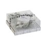 Bougie DKD Home Decor Blanc Noël 15 x 15 x 5.5 cm 13 x 13 x 5,5 cm