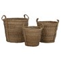 Set de basket Home ESPRIT Naturel Herbier marin Boho (3 Pièces)