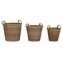 Set de basket Home ESPRIT Naturel Herbier marin Boho (3 Pièces)