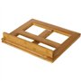 DAMDAM GO | Support de lecture ajustable en bois MDF blanc 30 x 24 x 7 cm