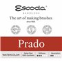 ESCODA Set 3 pinceaux Aquarelle - N.8,10,12 Ronds Pointus Fibre Synthétique Set 1 Alvaro Castagnet Series Prado Brosses Professi