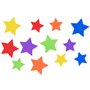 INNSPIRO Lot de 100 étoiles prédécoupées en mousse EVA 42 mm et 32 mm. Idéales pour les travaux manuels avec les enfants