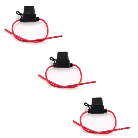 HeyNana Lot de 3 porte-fusibles résistants à l'eau pour voiture aérienne