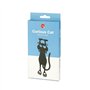 Balvi Marque-Page Curious Cat Couleur Noir en Forme de Chat 12cm Plastique/Nylon