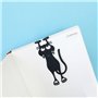 Balvi Marque-Page Curious Cat Couleur Noir en Forme de Chat 12cm Plastique/Nylon