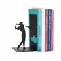 Balvi Serre-Livres Backswing Couleur Noir Stand pour Les Livres de bibliothèques avec Un Joueur de go