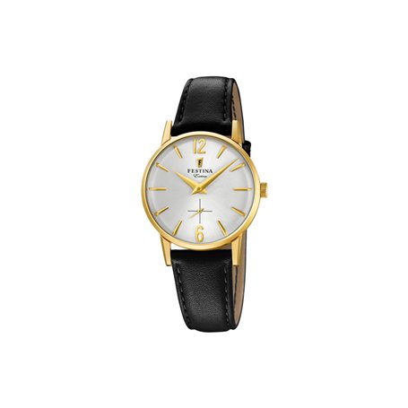 Festina Femme Analogique Classique Quartz Montre avec Bracelet en Cuir F20255/1
