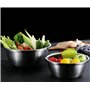 ZENGWARE Bols à Salade Saladiers 18/18 Saladier en Inox Empilable Ensemble de Bols 3 à la Salade avec Couvercle Mélangeurs Emboî