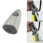 Deux Fonctions Robinet Cuisine Remplacement Extractible pour Douchette Evier Cuisine tête de pulvérisation en Chrome 1/2" L'inte