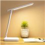 BEL AIR HOME - Lampe de Bureau LED Tactile 5W avec 3 Températures de Lumière 3000K-4000K-6500K, WINN, Lampe de Chevet Filaire En