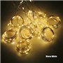 BEL AIR HOME - Rideau de Lumières LED 3x3m, 300 LED Lumière Chaude, USB, Télécommande avec 8 Programmes - Décoration Intérieure 