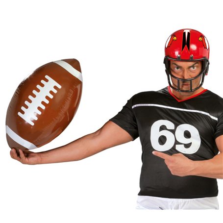 FIESTAS GUIRCA | Ballon Gonflable de Football Américain (40 cm) - Accessoire Sportif pour Fêtes et Célébrations - Idéal pour Évé