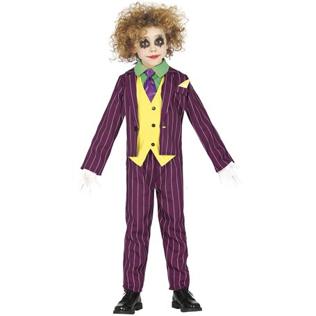 Fiestas Guirca Costume crazy villain Enfant Tueur - T 7-9 ans