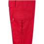 VELILLA 157 Pantalon bicolore multipoches haute visibilité Rouge/jaune fluo Taille M