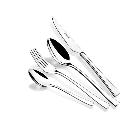 MONIX Módena | Ensemble de couverts de 24 pièces avec couteau à steak