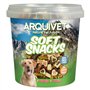 ARQUIVET Soft Snacks - Petits os et coeurs mix - 800 g - collations naturelles sous forme d'os et de cœurs - prix et récompenses