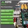 KPS-PA440 Pince Ampèremétrique Professionnelle à Mâchoire Ouverte - Multimètre Numérique pour Mesure de Courant AC 200A, DC 1000