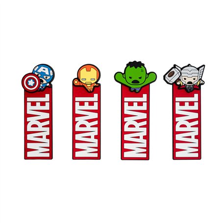 Grupo Erik Lot de 4 marque-pages Marvel | Avengers Assemble – Hulk