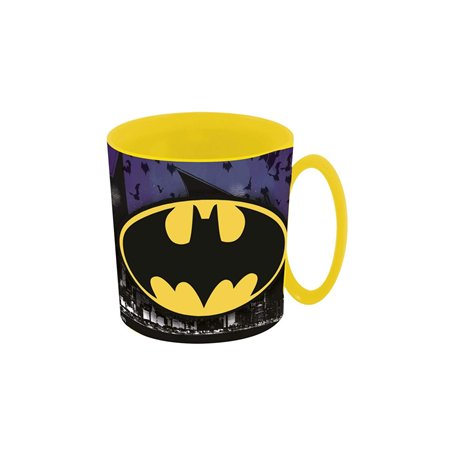 ALMACENESADAN 2108 - Tasse à micro-ondes Batman - 350 ml - Ne passe pas au lave-vaisselle - Produit en plastique - Sans BPA