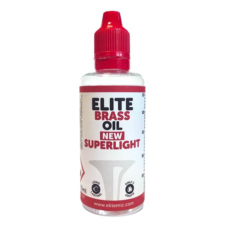 Elite Brass Oil New Superlight Huile pour instruments de musique à vent 60 ml : trompette