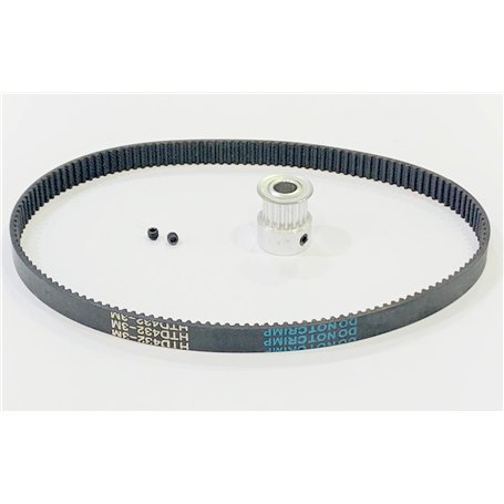 FLAVOR PLUS Poulie/engrenage/roue dentée de transmission + courroie dentée de transmission