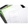 WISEPLAYERFC Tableau Tactique Football-Dossier de Tactiques Magnétique pour Entraîneurs de Football avec Poche Intégrée